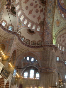 Blue Mosque tiled interior