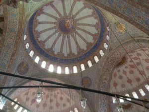 Blue Mosque tiled dome