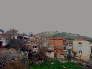 The old and the very old--Pergamon in background 