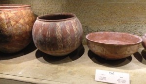 Later Bronze age pots