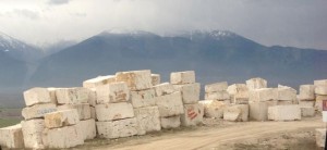 marble with mountains