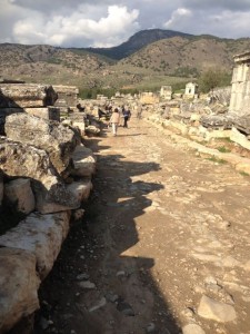 Road through necropolis