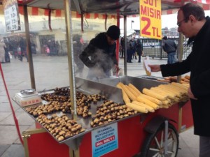 corn and chestnuts 