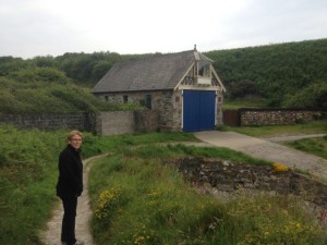 Dorota with lifeboat station