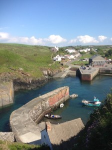 Return to Porthgain at high tide