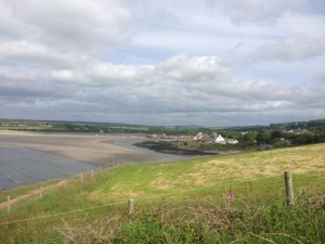 Newport at low tide