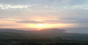 Sunset over Dinas