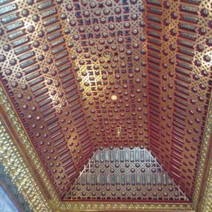 wooden ceiling