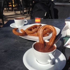 chocolate and churros