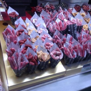 selection of sausages