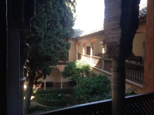 Interior courtyard