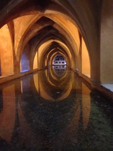 grotto beneath the gardens