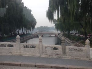 Back lake area of Hutong