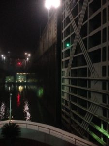 entering first lock